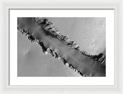 Planet Mars - detail #22 / Art Photo - Framed Print