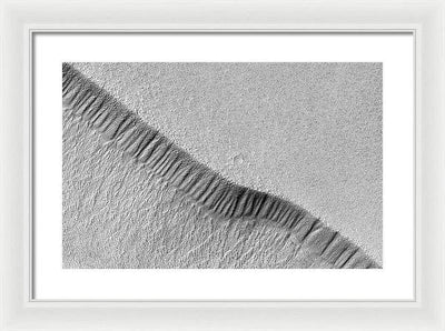 Planet Mars - detail #24 / Art Photo - Framed Print