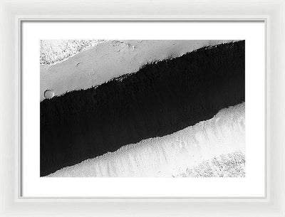 Planet Mars - detail #27 / Art Photo - Framed Print