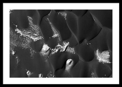 Planet Mars - detail #31 / Art Photo - Framed Print