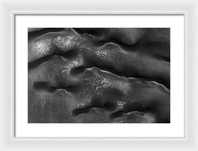 Planet Mars - detail #36 / Art Photo - Framed Print