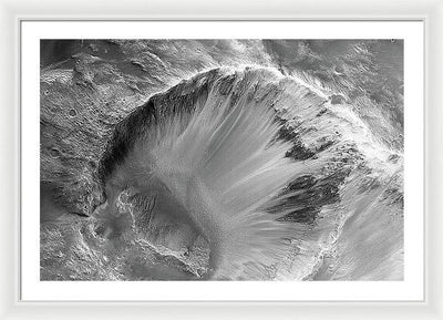 Planet Mars - detail #4 / Art Photo - Framed Print