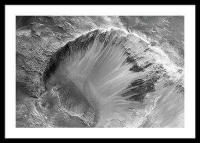 Planet Mars - detail #4 / Art Photo - Framed Print