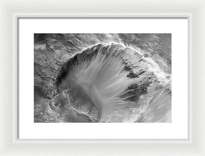 Planet Mars - detail #4 / Art Photo - Framed Print