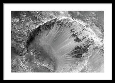 Planet Mars - detail #4 / Art Photo - Framed Print