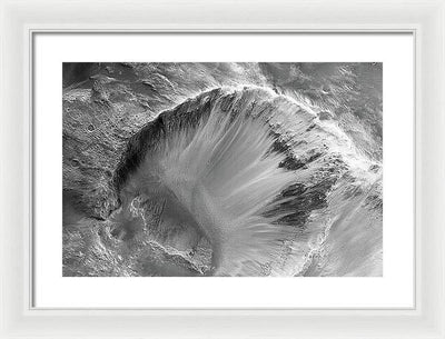 Planet Mars - detail #4 / Art Photo - Framed Print