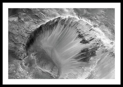 Planet Mars - detail #4 / Art Photo - Framed Print