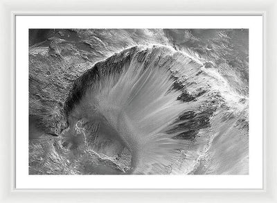 Planet Mars - detail #4 / Art Photo - Framed Print