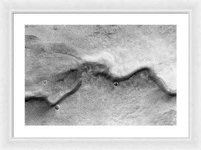 Planet Mars - detail #41 / Art Photo - Framed Print