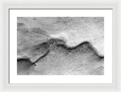 Planet Mars - detail #41 / Art Photo - Framed Print