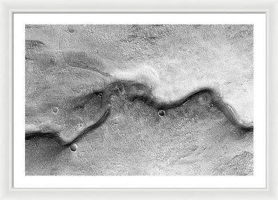 Planet Mars - detail #41 / Art Photo - Framed Print