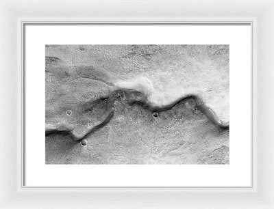 Planet Mars - detail #41 / Art Photo - Framed Print