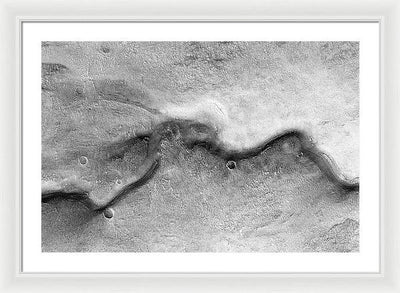 Planet Mars - detail #41 / Art Photo - Framed Print