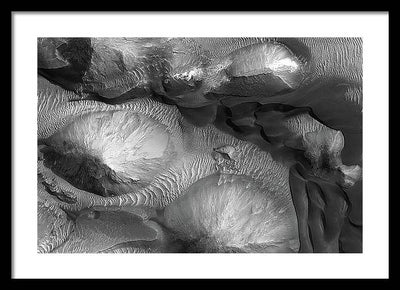 Planet Mars - detail #47 / Art Photo - Framed Print