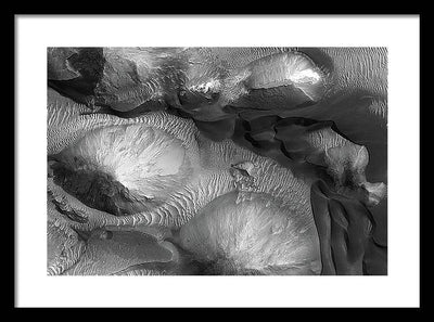 Planet Mars - detail #47 / Art Photo - Framed Print