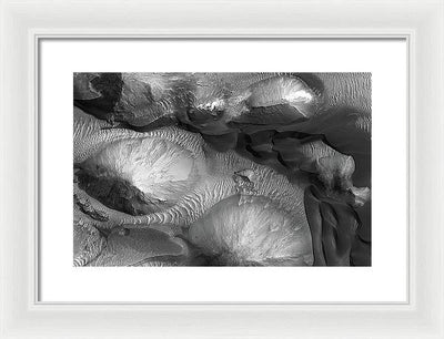 Planet Mars - detail #47 / Art Photo - Framed Print