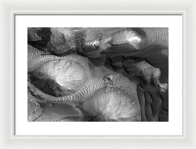 Planet Mars - detail #47 / Art Photo - Framed Print