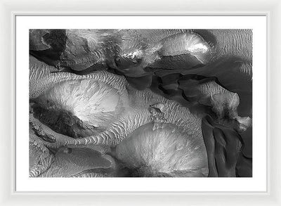 Planet Mars - detail #47 / Art Photo - Framed Print