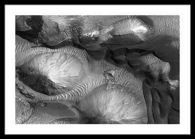 Planet Mars - detail #47 / Art Photo - Framed Print