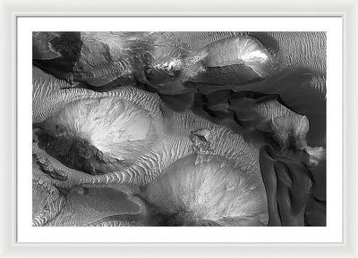 Planet Mars - detail #47 / Art Photo - Framed Print