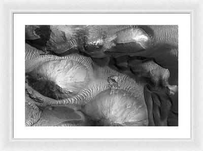 Planet Mars - detail #47 / Art Photo - Framed Print