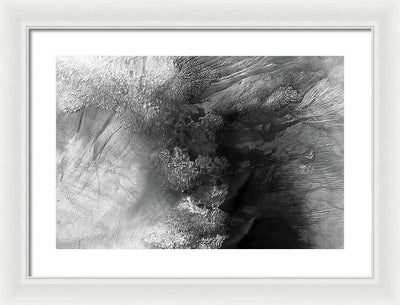 Planet Mars - detail #53 / Art Photo - Framed Print