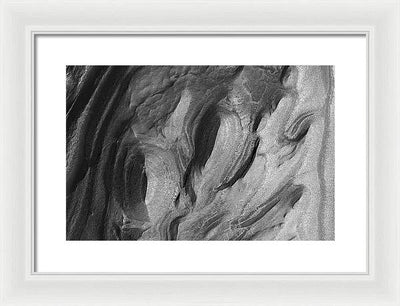 Planet Mars - detail #55 / Art Photo - Framed Print