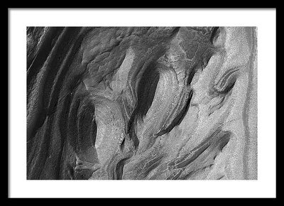 Planet Mars - detail #55 / Art Photo - Framed Print