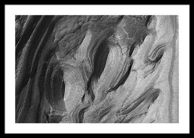 Planet Mars - detail #55 / Art Photo - Framed Print