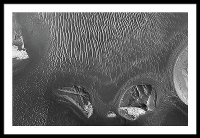 Planet Mars - detail #58 / Art Photo - Framed Print