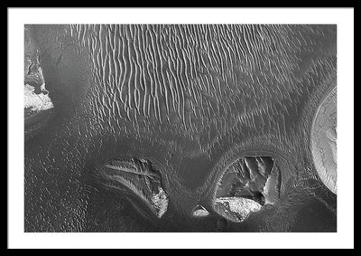 Planet Mars - detail #58 / Art Photo - Framed Print