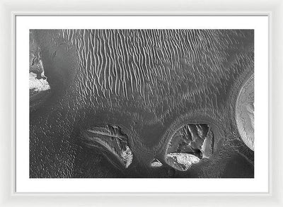 Planet Mars - detail #58 / Art Photo - Framed Print