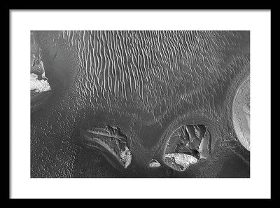 Planet Mars - detail #58 / Art Photo - Framed Print