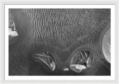 Planet Mars - detail #58 / Art Photo - Framed Print