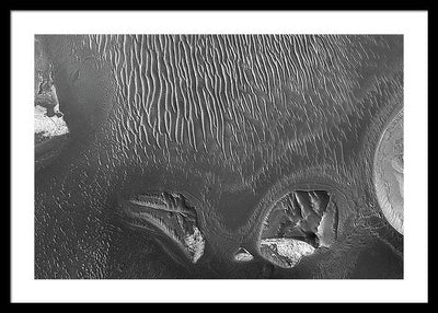 Planet Mars - detail #58 / Art Photo - Framed Print