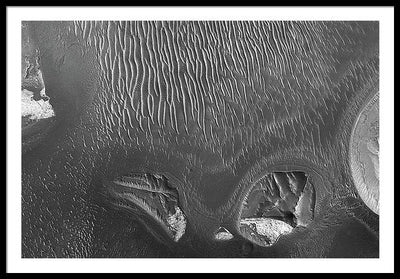 Planet Mars - detail #58 / Art Photo - Framed Print