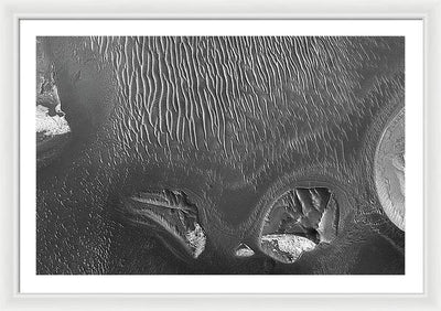 Planet Mars - detail #58 / Art Photo - Framed Print