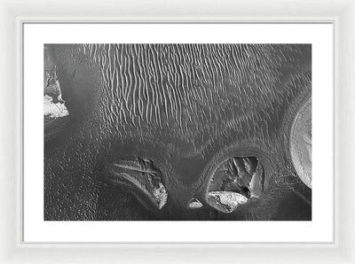 Planet Mars - detail #58 / Art Photo - Framed Print