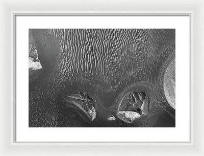 Planet Mars - detail #58 / Art Photo - Framed Print