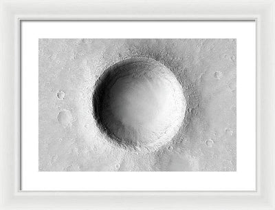 Planet Mars - detail #6 / Art Photo - Framed Print