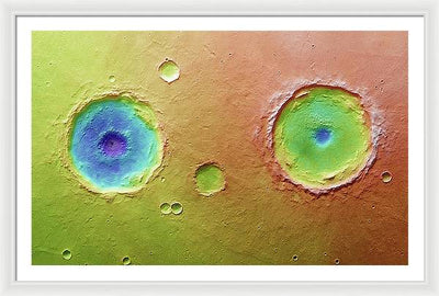 Planet Mars - detail #71/ Art Photo - Framed Print