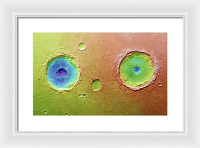 Planet Mars - detail #71/ Art Photo - Framed Print