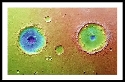 Planet Mars - detail #71/ Art Photo - Framed Print