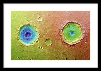 Planet Mars - detail #71/ Art Photo - Framed Print