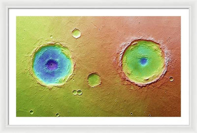 Planet Mars - detail #71/ Art Photo - Framed Print