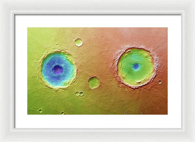 Planet Mars - detail #71/ Art Photo - Framed Print