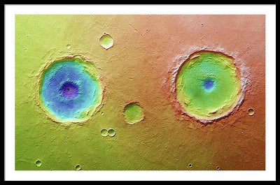 Planet Mars - detail #71/ Art Photo - Framed Print