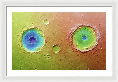 Planet Mars - detail #71/ Art Photo - Framed Print