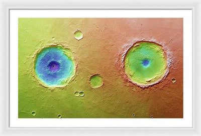 Planet Mars - detail #71/ Art Photo - Framed Print