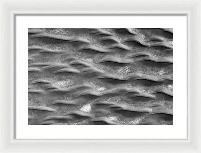 Planet Mars - detail #9 / Art Photo - Framed Print